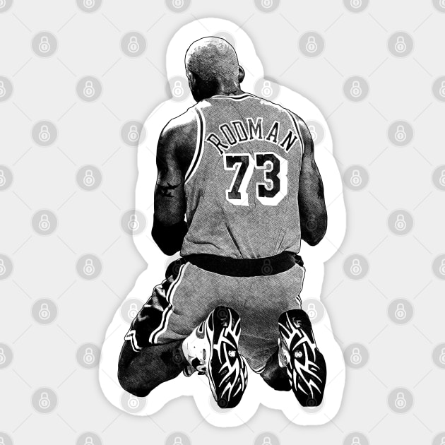 Dennis Rodman Lakers Sticker by Puaststrol